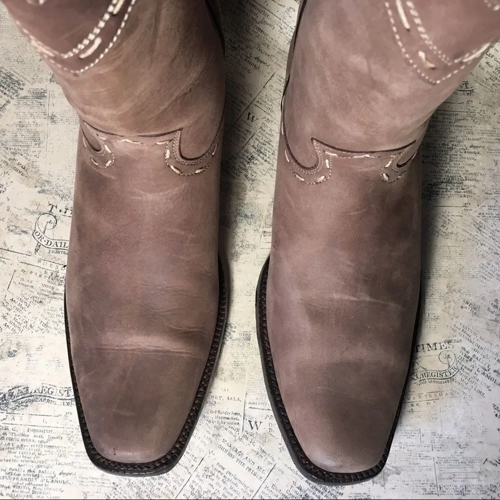 Denver Boots Genuine Cow Leather Ankle Boots Brown Casual Comfort Booties